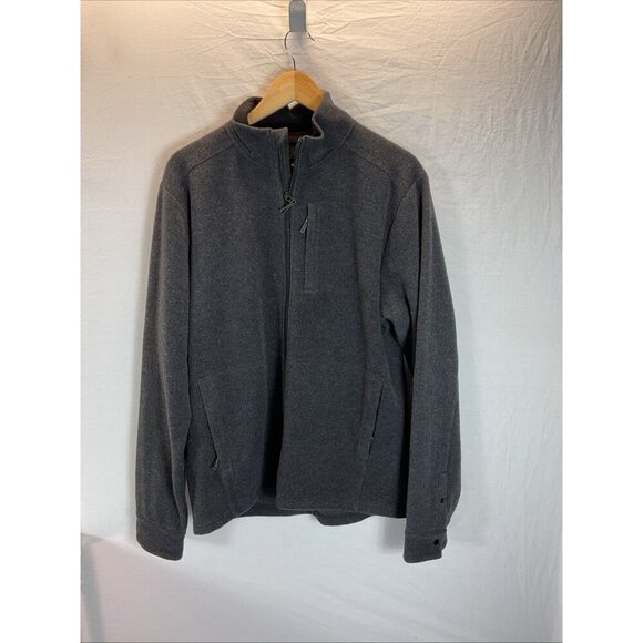 SmartWool Anchor Line‎ Full Zip Jacket Coat Gray Wool Blend Pockets Mens M - Picture 1 of 10